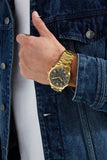  Shop Authentic Guess Hendrix Multifunction Black Dial Gold Steel Strap Watch for Men - W1309G2 - Luxxuri