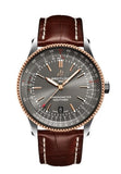 Shop Authentic Breitling Navitimer Automatic 41 Grey Dial Brown Leather Strap Watch for Men - U17326121M1P1 - Luxxuri