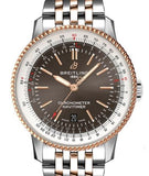  Shop Authentic Breitling Navitimer Automatic 41mm Grey Dial Silver Steel Strap Mens Watch - U17326211M1A1 - Luxxuri