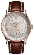  Shop Authentic Breitling Navitimer Automatic 41mm White Dial Brown Leather Strap Mens Watch - U17326241G1P1 - Luxxuri