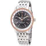  Shop Authentic Breitling Navitimer Automatic 41mm Grey Dial Silver Steel Strap Mens Watch - U17326211M1A1 - Luxxuri