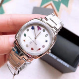  Shop Authentic Marc Jacobs Mandy Silver Dial Silver Steel Strap Watch for Women - MJ3548 - Luxxuri