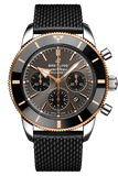 Shop Authentic Breitling Superocean Heritage B01 Chronograph 44 Black Dial Black Mesh Bracelet Watch for Men - UB01621A1M1S1 - Luxxuri