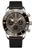  Shop Authentic Breitling Superocean Heritage B01 Chronograph 44 Black Dial Black Mesh Bracelet Watch for Men - UB01621A1M1S1 - Luxxuri