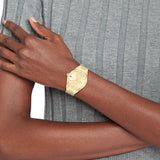  Shop Authentic Tommy Hilfiger Monica Quartz Gold Dial Gold Steel Strap Watch For Women - 1782592 - Luxxuri