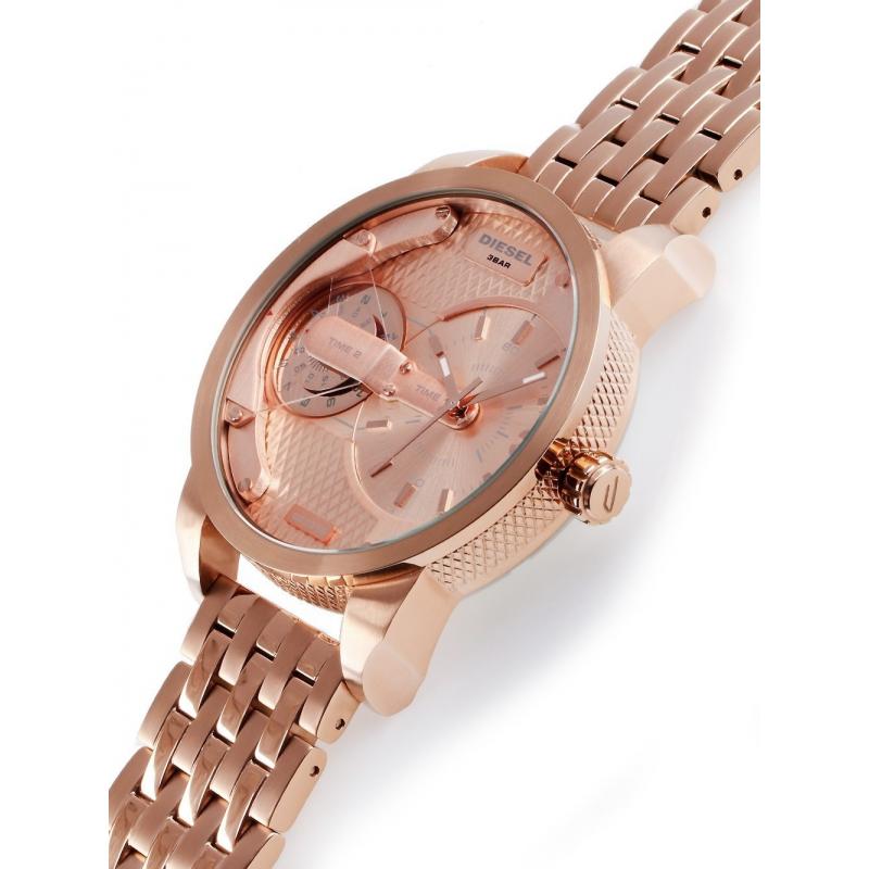  Shop Authentic Diesel Mini Daddy Rose Gold Dial Rose Gold Steel Strap Watch For Men - DZ7318 - Luxxuri