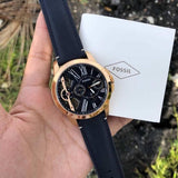  Shop Authentic Fossil Grant Twist Multifunction Blue Dial Blue Leather Strap Watch for Men - ME1162 - Luxxuri