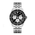  Shop Authentic Guess Odyssey Black Dial Silver Steel Strap Watch For Men - W1107G1 - Luxxuri
