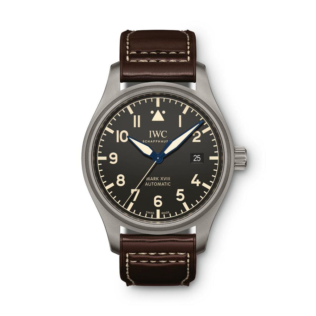  Shop Authentic IWC Pilot's Watch Mark XVII Edition "Antoine De Saint Exupery" Brown Dial Brown Leather Strap Watch for Men - IW327003 - Luxxuri