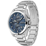  Shop Authentic Hugo Boss Grandmaster Blue Dial Silver Steel Strap Watch for Men - 1513884 - Luxxuri
