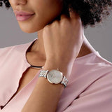  Shop Authentic Emporio Armani Gianni T Bar Grey Dial Two Tone Steel Strap Watch For Women - AR1840 - Luxxuri