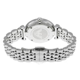  Shop Authentic Emporio Armani Gianni T Bar White Crystal Pave Dial Silver Stainless Steel Strap Watch For Women - AR1925 - Luxxuri