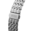 Hugo Boss Corporal Black Dial Silver Mesh Bracelet Watch for Men - 1513641