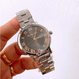  Shop Authentic Michael Kors Norie Grey Dial Silver Stainless Steel Strap Watch for Women - MK3559 - Luxxuri