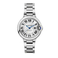  Shop Authentic Cartier Ballon Bleu De Cartier Silver Dial Silver Steel Strap Watch for Women - WSBB0044 - Luxxuri