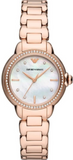  Shop Authentic Emporio Armani Aira Three Hand Mother of Pearl Dial Rose Gold Steel Strap Watch For Women - AR11523 - Luxxuri
