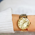  Shop Authentic Michael Kors Norie Gold Dial Gold Steel Strap Watch for Women - MK3560 - Luxxuri