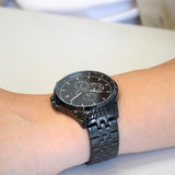  Shop Authentic Tommy Hilfiger Shawn Quartz Black Dial Black Steel Strap Watch for Men - 1791611 - Luxxuri