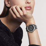  Shop Authentic Chanel J12 Diamonds Ceramic Black Dial Black Steel Strap Watch for Women - J12 H3108 - Luxxuri
