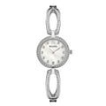  Shop Authentic Bulova Crystal Collection Mother of Pearl Dial Silver Steel Strap Watch for Women - 96L223 - Luxxuri