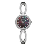  Shop Authentic Bulova Crystal Black Mother of Pearl Dial Silver Steel Strap Watch for Women - 96L224 - Luxxuri