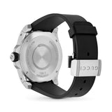  Shop Authentic Gucci Dive Quartz Kingsnake Black Dial Black Rubber Strap Watch For Men - YA136217 - Luxxuri