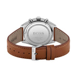  Shop Authentic Hugo Boss Champion White Dial Brown Leather Strap Watch for Men - 1513879 - Luxxuri