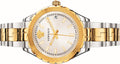  Shop Authentic Versace Hellenyium Silver Dial Two Tone Steel Strap Watch for Women - V12030015 - Luxxuri
