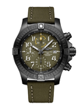  Shop Authentic Breitling Avenger Chronograph 45mm Green Dial Green Nylon Strap Watch for Men - V13317101L1X1 - Luxxuri