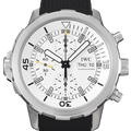  Shop Authentic IWC Aquatimer Chronograph White Dial Black Rubber Strap Watch for Men - IW376801 - Luxxuri