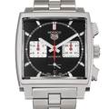  Shop Authentic Tag Heuer Monaco Automatic Chronograph Black Dial Silver Steel Strap Watch for Men - CBL2113.BA0644 - Luxxuri