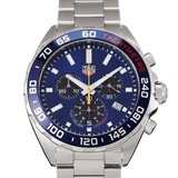  Shop Authentic Tag Heuer Formula 1 Red Bull Racing Chronograph Blue Dial Silver Steel Strap Watch for Men - CAZ101AK.BA0842 - Luxxuri