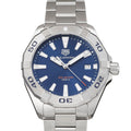  Shop Authentic Tag Heuer Aquaracer Blue Dial Silver Steel Strap Watch for Men - WBD1112.BA0928 - Luxxuri