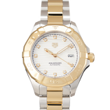  Shop Authentic Tag Heuer Aquaracer Automatic Diamonds Silver Dial Two Tone Steel Strap Watch for Women - WBD2321.BB0320 - Luxxuri