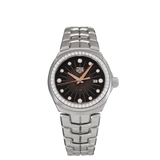  Shop Authentic Tag Heuer Link Quartz Diamonds Black Dial Silver Steel Strap Watch for Men - WBC131G.BA0649 - Luxxuri