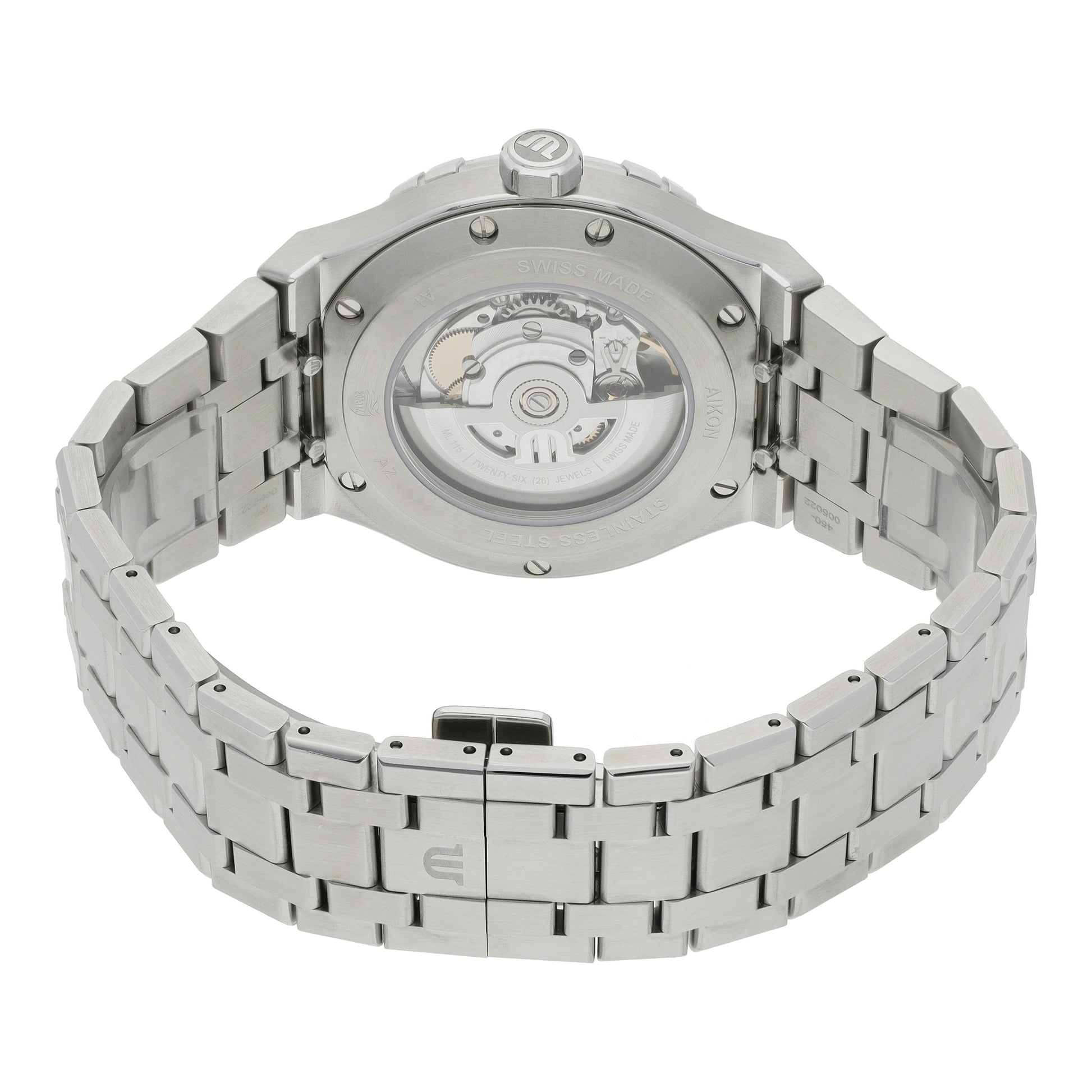  Shop Authentic Maurice Lacroix Aikon Automatic Blue Dial Silver Steel Strap Watch For Men - AI6008-SS002-430-1 - Luxxuri