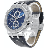  Shop Authentic Maurice Lacroix Aikon Chronograph Blue Dial Blue Leather Strap Watch for Men - AI1018-SS001-430-1 - Luxxuri