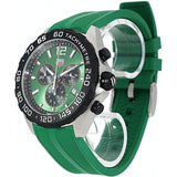  Shop Authentic Tag Heuer Formula 1 Chronograph Green Dial Green Rubber Strap Watch for Men - CAZ101AP.FT8056 - Luxxuri
