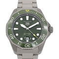  Shop Authentic Tag Heuer Aquaracer Professional 300 Automatic Green Dial Silver Steel Strap Watch for Men - WBP208B.BF0631 - Luxxuri