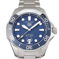  Shop Authentic Tag Heuer Aquaracer Professional 300 Automatic Blue Dial Silver Steel Strap Watch for Men - WBP201B.BA0632 - Luxxuri