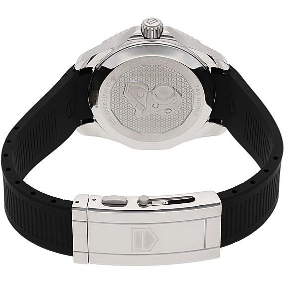  Shop Authentic Tag Heuer Aquaracer Professional 300 Automatic Black Dial Black Rubber Strap Watch for Men - WBP201A.FT6197 - Luxxuri