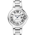  Shop Authentic Cartier Ballon Bleu De Cartier Silver Dial Silver Steel Strap Watch for Women - WSBB0044 - Luxxuri