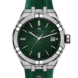  Shop Authentic Maurice Lacroix Aikon Chronograph Green Dial Green Rubber Strap Watch for Men - AI1808-SS000-630-5 - Luxxuri