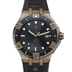  Shop Authentic Maurice Lacroix Aikon Venturer Black Dial Black Rubber Strap Watch For Men - AI6058-BRZ0B-330-2 - Luxxuri