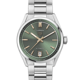  Shop Authentic Tag Heuer Carrera Date Automatic 18K Green Dial Silver Steel Strap Watch for Women - WBN2312.BA0001 - Luxxuri