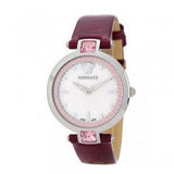  Shop Authentic Versace Olympo Crystal Gleam White Dial Purple Leather Strap Watch for Women - VAN010016 - Luxxuri