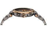  Shop Authentic Versace Aion Chronograph Black Dial Grey Steel Strap Watch for Men  - VBR050017 - Luxxuri