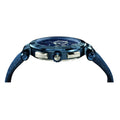  Shop Authentic Versace Aion Chronograph Blue Dial Blue Leather Strap Watch for Men - VBR070017 - Luxxuri