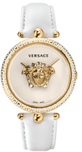  Shop Authentic Versace Palazzo Empire White Dial White Leather Strap Watch for Women - VCO040017 - Luxxuri