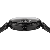  Shop Authentic Versace Palazzo Empire Black Dial Black Leather Strap Watch for Women - VCO050017 - Luxxuri